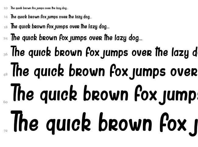 Cameltoe Kalypse font waterfall